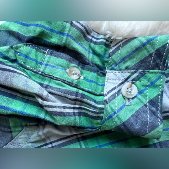 Baby lucky brand bundle tshirt and button down shirt size 12M - Picture 11 of 17